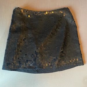 Hugo Buscati Black Sequin Skirt